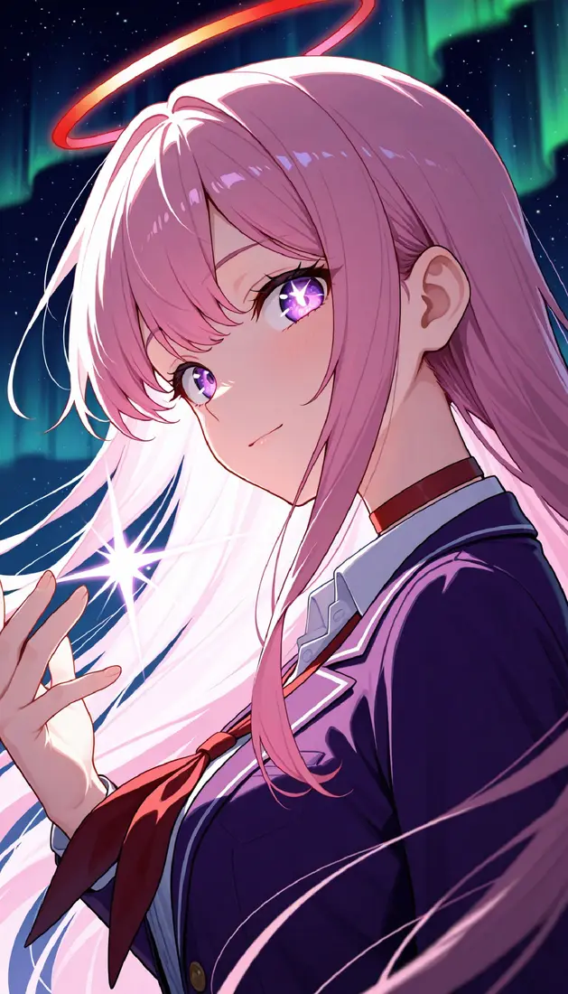 Colorful anime character sample from the Nova Anime XL author gallery (IL v19.0)