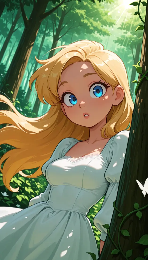 Cartoon-style character sample from Nova Cartoon XL v6.0 author gallery